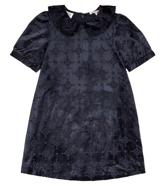 Broderie anglaise velvet dress | Scotch & Soda Kids