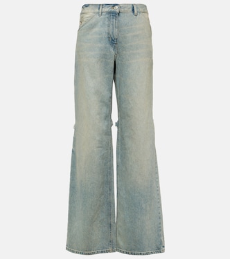 Sailor mid-rise wide-leg jeans | Courrèges