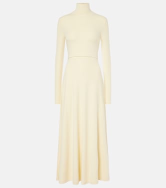 Vestido largo acanalado Jayne White Label | Proenza Schouler