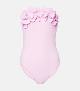Maillot de bain bandeau à fleurs | Karla Colletto