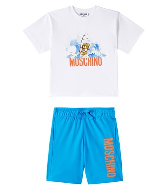Set Teddy Bear aus T-Shirt und Jogginghose | Moschino Kids
