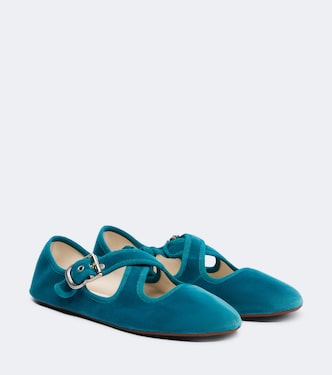 Ballerinas aus Samt | Alaïa