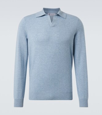 Cashmere polo sweater | Brunello Cucinelli