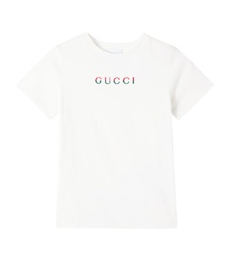 Logo cotton jersey T-shirt | Gucci Kids
