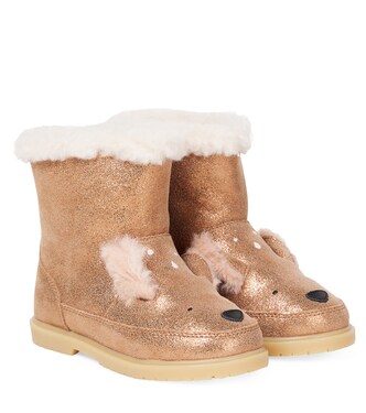 Botines Eloniek de piel con glitter | Donsje