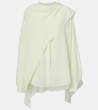 Kiki draped silk blouse | Calvin Klein Collection