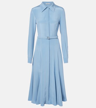 Riko belted silk midi dress | Emilia Wickstead