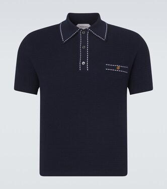 Cotton polo sweater | Versace