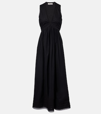 Fiora lace-trimmed cotton maxi dress | Faithfull