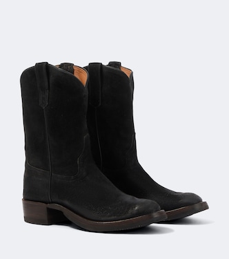 Suede cowboy boots | RRL