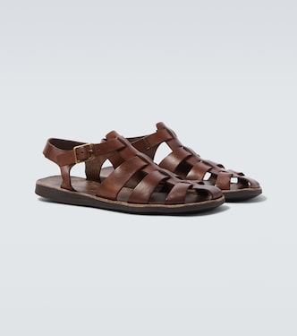 Porto leather fisherman sandals | Sabah