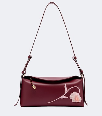 Bloom East West Medium leather shoulder bag | Erdem