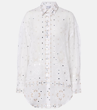 Chemise en coton à ornements | Juliet Dunn