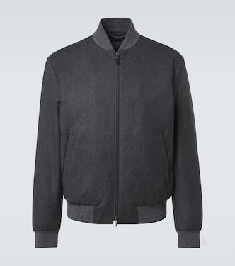 Veste bomber en laine | Canali