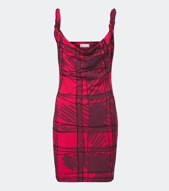 Vestido corto Anna de algodón estampado | Vivienne Westwood