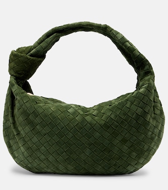 Jodie Small suede shoulder bag | Bottega Veneta
