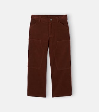 Cotton corduroy straight pants | Stella McCartney Kids