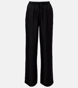 Aurelia silk wide-leg pants | Asceno