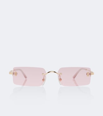 Gafas de sol rectangulares C De Cartier | Cartier Eyewear Collection