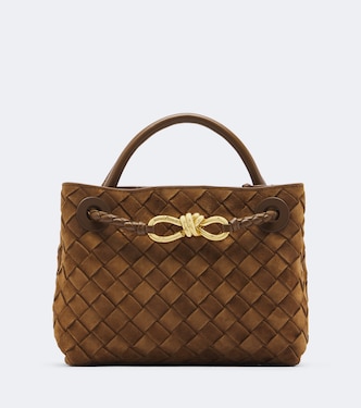 Andiamo Mini suede top-handle bag | Bottega Veneta