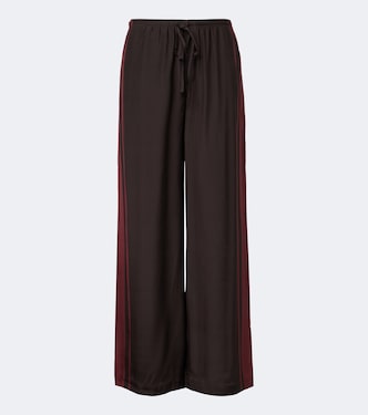 Silk wide-leg pants | SIR