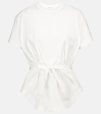 Peplum cotton T-shirt | Alaïa