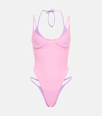 Double Layer one-piece swimsuit | Same