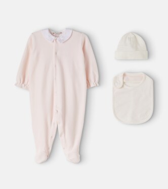 Baby onesie, hat and bib set | Bonpoint