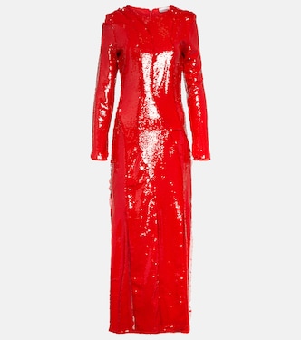 Maxikleid mit Pailletten | Ganni