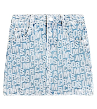 Gonna di jeans con logo | Marc Jacobs Kids