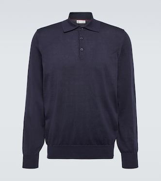 Cotton polo sweater | Brunello Cucinelli