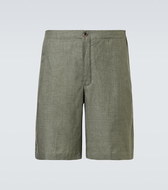 Nolan linen Bermuda shorts | Loro Piana