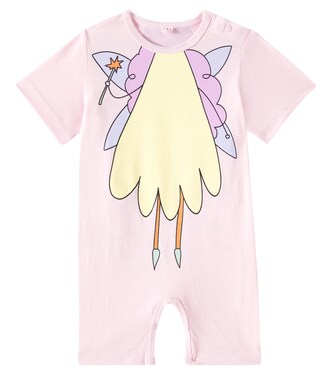 Baby printed cotton playsuit | Stella McCartney Kids