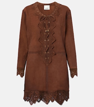 Charlina lace-up suede minidress | Isabel Marant