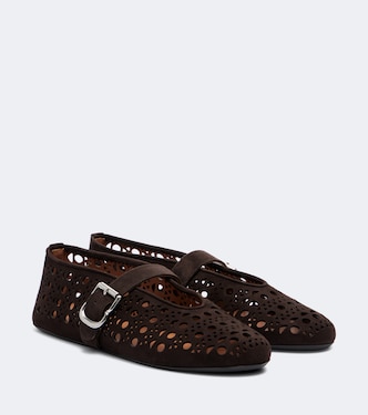 Ballerinas Vienne aus Leder | Alaïa