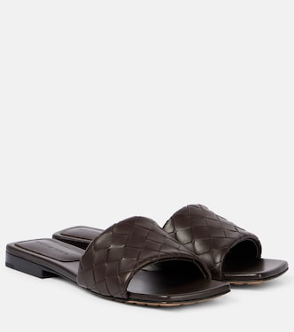 Parco Intrecciato leather mules | Bottega Veneta