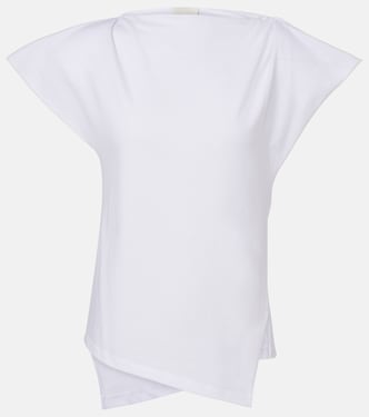 Sebani asymmetric cotton T-shirt | Isabel Marant