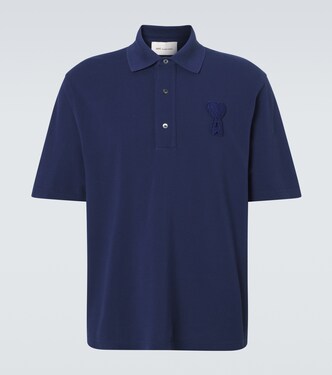 Cotton piqué polo shirt | Ami Paris