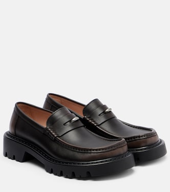 Sierra brushed leather loafers | Loewe