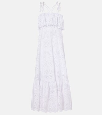 Broderie anglaise cotton-blend maxi dress | Etro
