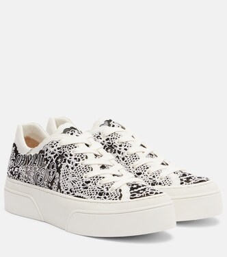 Plateau-Sneakers Pixie aus Spitze | Zimmermann