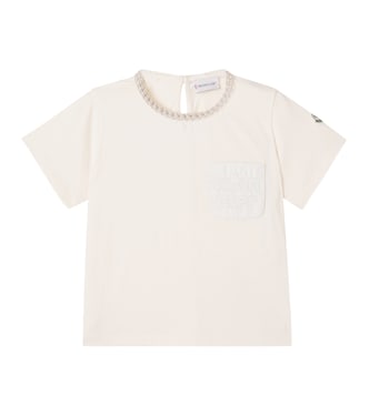 Logo cotton jersey T-shirt | Moncler Enfant