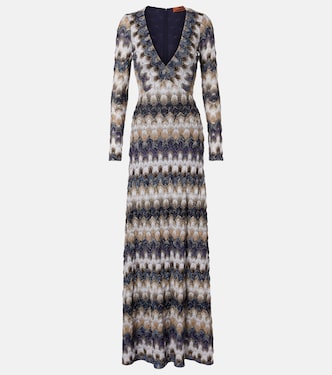 Lamé maxi dress | Missoni