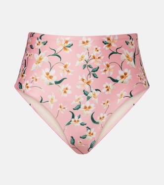 Magenta floral bikini bottoms | Agua by Agua Bendita