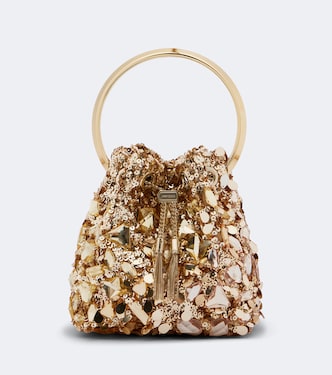 Bon Bon embellished bucket bag | Jimmy Choo
