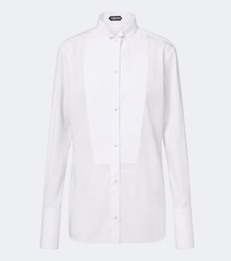 Cotton twill tuxedo shirt | Tom Ford