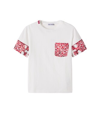Printed cotton jersey T-shirt | Dolce&Gabbana Kids