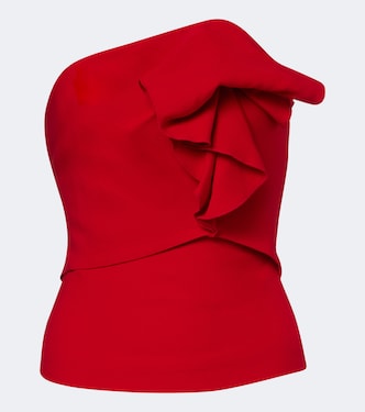 Ruffled wool and silk cady corset | Roland Mouret
