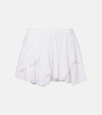 Layale ruffled cotton shorts | Marant Etoile