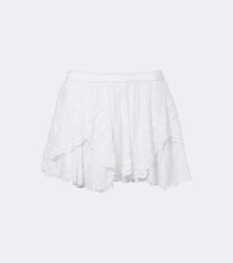 Shorts Layale de algodón con volantes | Marant Etoile